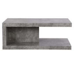 Furniture in Fashion Lyra Wooden Coffee Table In Concrete Effect - thumbnail 7