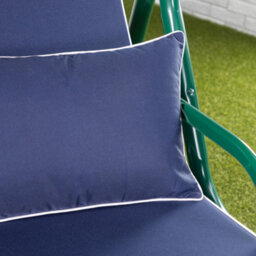 Alfresia Roma Swing Seat With Navy Blue Luxury Cushions - thumbnail 4