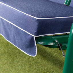 Alfresia Roma Swing Seat With Navy Blue Luxury Cushions - thumbnail 5