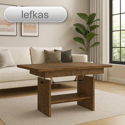 Extendable Coffee-To-Dining Table - Adjustable 116-156Cm, Height 59-70Cm Lefkas . - image 1