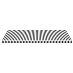 Walplus Replacement Fabric For Awning Garden Sun Shade Canopy Gazebo For Back Door, Porch, Patio Anthracite And White 6X3.5 M - thumbnail 3