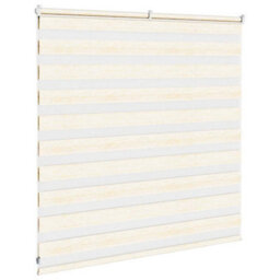 Berkfield Zebra Blind Marble Beige 140X100 Cm Fabric Width 135.9 Cm Polyester - thumbnail 4