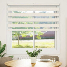 Berkfield Zebra Blind Marble Beige 140X100 Cm Fabric Width 135.9 Cm Polyester - thumbnail 2