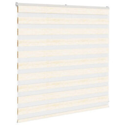 Berkfield Zebra Blind Marble Beige 140X100 Cm Fabric Width 135.9 Cm Polyester - thumbnail 3