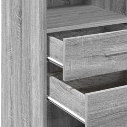 Berkfield Highboard Grey Sonoma 45X42.5X124 Cm Engineered Wood - thumbnail 8