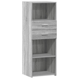 Berkfield Highboard Grey Sonoma 45X42.5X124 Cm Engineered Wood - thumbnail 2