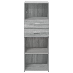Berkfield Highboard Grey Sonoma 45X42.5X124 Cm Engineered Wood - thumbnail 4