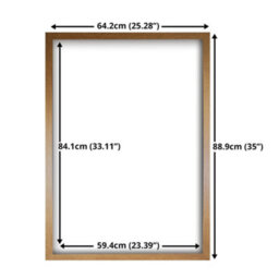 Gb Eye Contemporary Wooden Oak Picture Frame - A1 - 59.4 X 84.1Cm - thumbnail 6
