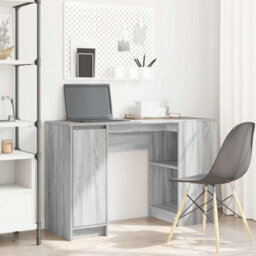 Berkfield Desk Grey Sonoma 120X42X76 Cm Engineered Wood - thumbnail 1