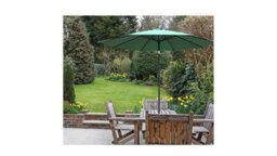 PureLifestyleWonders Solar Led Garden Parasol - Green - thumbnail 3