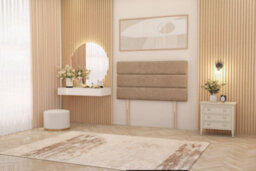 Somnior Beds Somnior Chambery Beige Plush Hybrid Pocket Sprung Orthopaedic Divan Bed Set With Upholstered Headboard - thumbnail 5