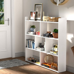 Storage Cube Shelves Bookcase Wooden Display Unit Organiser Cabinet - thumbnail 2