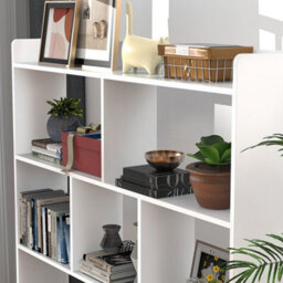 Storage Cube Shelves Bookcase Wooden Display Unit Organiser Cabinet - thumbnail 7
