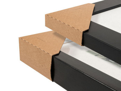 Sisi UK Universal Cardboard Frame Corner Protectors 20 To 50mm Pack Of 40 Fsc Mix Certified Picture Frame Shipping Protection - image 1