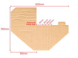 Sisi UK Universal Cardboard Frame Corner Protectors 20 To 50mm Pack Of 40 Fsc Mix Certified Picture Frame Shipping Protection - thumbnail 2