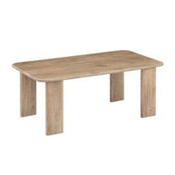 MH London Granite Solid Wood Rectangular Coffee Table - Warm Sand - thumbnail 2