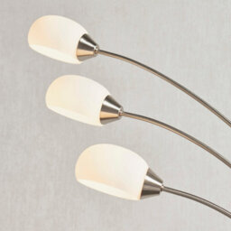 Anson Lighting Arya 3 Light Satin Nickel Intergrated Led Floor Light - thumbnail 6