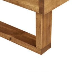Beliani Garden Coffee Table Marettimo 60 Cm 110 Cm Certified Acacia Wood Brown - thumbnail 6