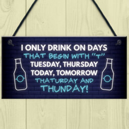 Red Ocean Bar Signs For Home Bar Funny Man Cave Plaque Funny Christmas Gift For Friend Men Or Women - thumbnail 2