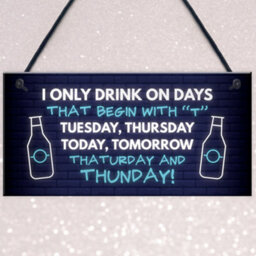 Red Ocean Bar Signs For Home Bar Funny Man Cave Plaque Funny Christmas Gift For Friend Men Or Women - thumbnail 3