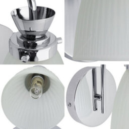 Long Life Lamps Company Modern Bathroom Wall Light Chrome Ip44 Frosted Glass H3082 With G9 Led 5W Warm White - thumbnail 5
