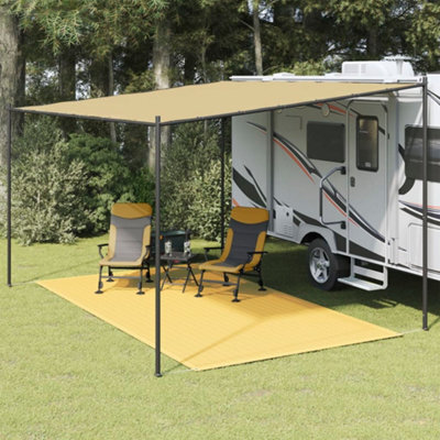 Berkfield Tent Carpet 250X350 Cm Beige - image 1