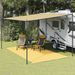 Berkfield Tent Carpet 250X350 Cm Beige - thumbnail 1