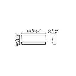Luminosa Lighting Luminosa Must Led Outdoor Large Wall Light Dark Grey Ip65 - thumbnail 2
