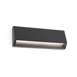 Luminosa Lighting Luminosa Must Led Outdoor Large Wall Light Dark Grey Ip65 - thumbnail 1