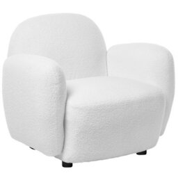 Beliani Armchair Jule Boucle Off-White - thumbnail 4
