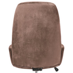 Beliani Office Chair Clare Velvet Brown - thumbnail 6