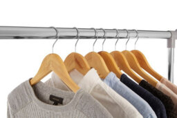 Orsina Stylish Clothes Rack Grey And Chrome Finish Hanging Rail, Movable Cloths Rail For Bedroom, Sleek Coat Stand - thumbnail 4