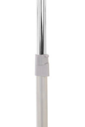 Orsina Stylish Clothes Rack Grey And Chrome Finish Hanging Rail, Movable Cloths Rail For Bedroom, Sleek Coat Stand - thumbnail 9