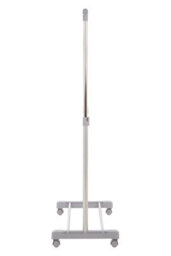 Orsina Stylish Clothes Rack Grey And Chrome Finish Hanging Rail, Movable Cloths Rail For Bedroom, Sleek Coat Stand - thumbnail 3