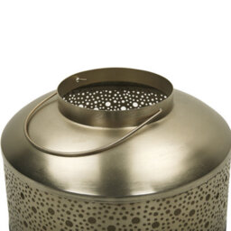 Beliani Lantern Corfu 22 Cm Metal Gold - thumbnail 5