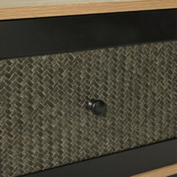 Thehotsale Durable And Chic Rattan Coffee Table With Storage Drawers For Living Room - thumbnail 5
