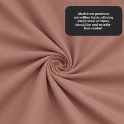 Aspire Homeware Peach Fitted Sheet-(25Cm) Deep Hotel Quality -Breathable Fitted Bed Sheets Super King (L)200Cm X (W)180Cm - thumbnail 4