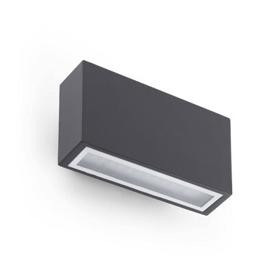 Luminosa Lighting Luminosa Tane Led Outdoor Up Down Wall Light Dark Grey Ip44 - image 1