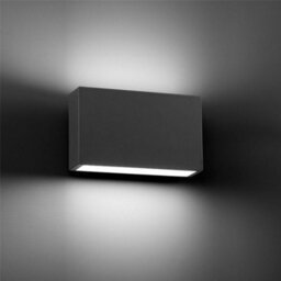 Luminosa Lighting Luminosa Tane Led Outdoor Up Down Wall Light Dark Grey Ip44 - thumbnail 2