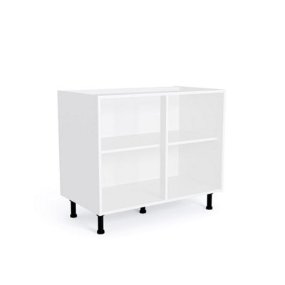 Wtc Premier Cab 700mm Kitchen Base Unit Cabinet White 18mm Mfc (Carcass Only) - image 1