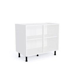 Wtc Premier Cab 700mm Kitchen Base Unit Cabinet White 18mm Mfc (Carcass Only) - thumbnail 1