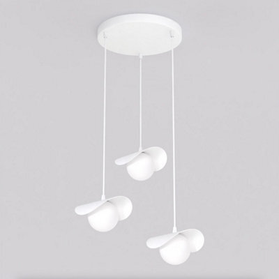 Emibig Lighting Emibig Ritual Pendant Lamp 3 X G9 White With White Shade - image 1