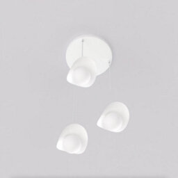 Emibig Lighting Emibig Ritual Pendant Lamp 3 X G9 White With White Shade - thumbnail 4