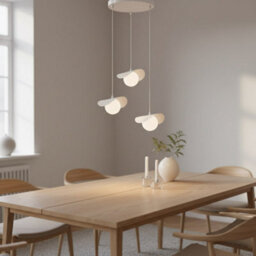 Emibig Lighting Emibig Ritual Pendant Lamp 3 X G9 White With White Shade - thumbnail 5