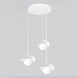 Emibig Lighting Emibig Ritual Pendant Lamp 3 X G9 White With White Shade - thumbnail 2