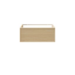 GoodHome Avela Matt Oak Effect Wall-Mounted Bathroom Vanity Unit (H) 317mm (W) 800mm - thumbnail 2