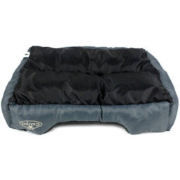Actiaspet Large Grey Dog Bed Washable Soft Faux Fur Fleece Cushion Pet Basket - thumbnail 6