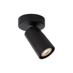 Lucide Xyrus Modern Ceiling Spotlight 9Cm - Led Dim To Warm - Gu10 - 1X5W 2200K/3000K - Black - thumbnail 1