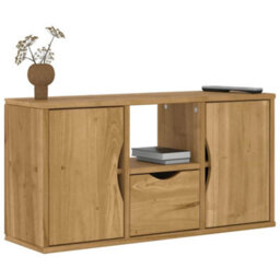 Berkfield Tv Cabinet With Drawer Odda 79X24X40 Cm Solid Wood Pine