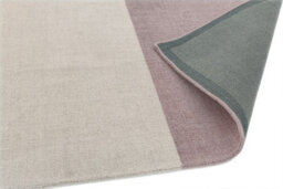 Purple Geometric Handmade Luxurious Modern Wool Rug Easy To Clean Living Room And Bedroom-200Cm X 300Cm - thumbnail 3
